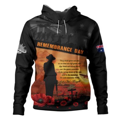 Australia Hoodie Remembrance Day Australia Honour The Fallen