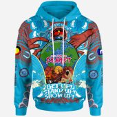 Australia NAIDOC Week Custom Hoodie - Let's Save Our Planet Aboriginal Inspired and Torres Strait Islander Culture Hoodie
