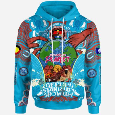 Australia NAIDOC Week Custom Hoodie - Let's Save Our Planet Aboriginal Inspired and Torres Strait Islander Culture Hoodie