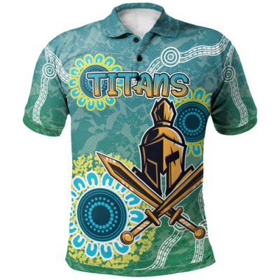 Gold Coast Titans Christmas Polo Shirt - Custom Super Gold Coast Titans Polo Shirt