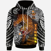 Australia Tigers Polynesian Hoodie - Custom Wild South West Sydney