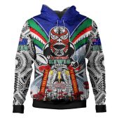 New Zealand Warriors Anzac Custom Hoodie - Remembrance Kiwis Lest We Forget Anzac Poppy Hoodie
