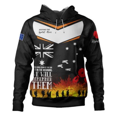 Australia South Sydney Anzac Custom Hoodie - Keeping the Spirit Alive Hoodie