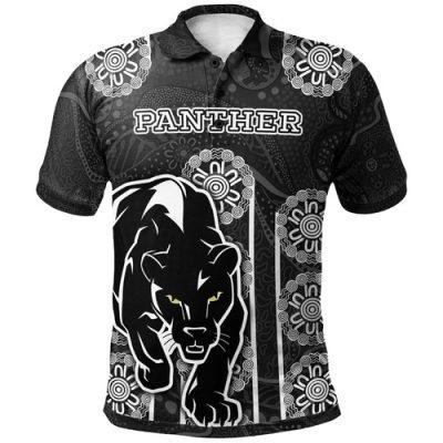 Penrith Panthers Polo Shirts - Custom Indigenous Penrith Panthers Polo Shirt