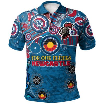 Newcastle Knights Naidoc Polo Shirt - Custom For Our Elders Polo Shirt