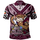 Queensland Maroons Polo Shirt Aboriginal Inspired Naidoc Week Custom For Die Hard Fan Supporters