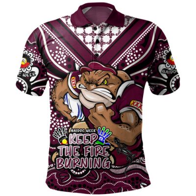 Queensland Maroons Polo Shirt Aboriginal Inspired Naidoc Week Custom For Die Hard Fan Supporters