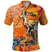 Australia Kangaroo and Goanna Polo Shirt - Pets & Vets Shirt