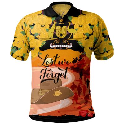 Australia Anzac Day Polo Shirt - Lest We Forget ver3