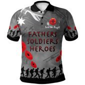 Australia Anzac Polo Shirt - Anzac Soldier Polo Shirt