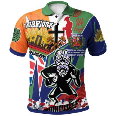 New Zealand Warriors Hoodie - Custom Remembrance New Zealand Warriors Anzac Quote With Poppy And Rosemary Hoodie