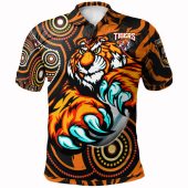 Australia Tigers Custom Indigenous Polo Shirt - This is My Jungle Style
