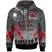 Australia Anzac Hoodie - Custom Anzac Fathers Soldiers Heroes Hoodie