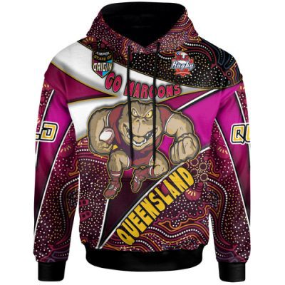 Cane Toads Hoodie - Custom Cane Toads Mascot With Aboriginal Inspired Art Hoodie