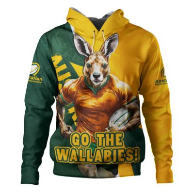 Aussie Wallabies Hoodie Australian Roar The Rugby Championship Battle