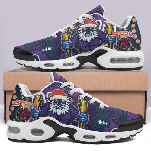 Melbourne Storm Christmas Cushion Shoes - Merry Christmas Indigenous Melbourne Storm Cushion Running Shoes Melbourne Storm Christmas Cushion Shoes - Merry Christmas Indigenous Melbourne Storm Cushion Running Shoes