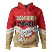 Redcliffe Dolphins Custom Hoodie - I Hate Being This Awesome But Redcliffe Dolphins Hoodie