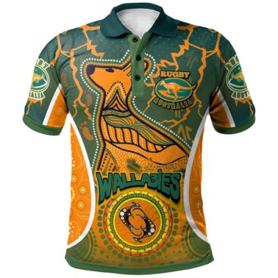 Australia Wallabies Custom Polo shirt - The Indigenous Wallabies Squad