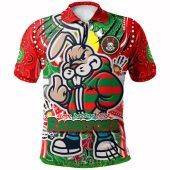 South Sydney Rabbitohs Polo Shirt - Indigenous Souths Blood, Passion, Pride Polo Shirt