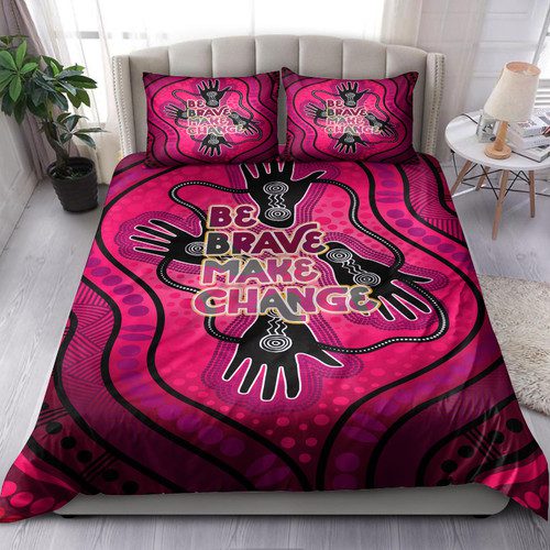 Australia National Reconciliation Week Bedding Set - "Be Brave, Make Change" Friendship and unity concept Australia National Reconciliation Week Bedding Set - "Be Brave, Make Change" Friendship and unity concept