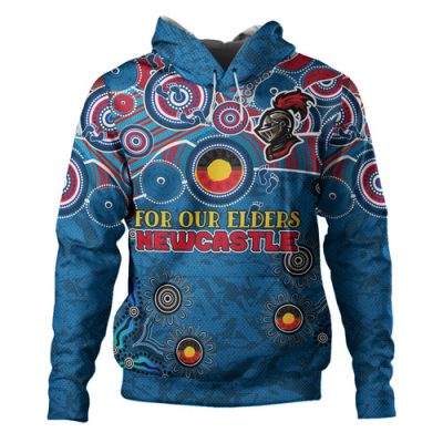 Newcastle Knights Naidoc Hoodie - Custom For Our Elders Hoodie