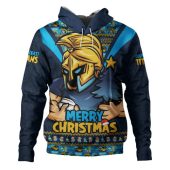 Gold Coast Titans Hoodie Merry Christmas Festive Spirit Edition