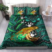 Australia Indigenous Bedding Set - Australia Wandjina With Animals