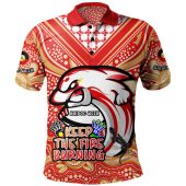 Redcliffe Dolphins Polo Shirt Aboriginal Inspired Naidoc Week Custom For Die Hard Fan Supporters
