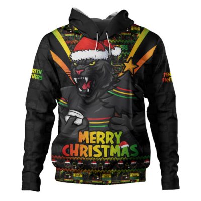 Penrith Panthers Hoodie Merry Christmas Festive Spirit Edition
