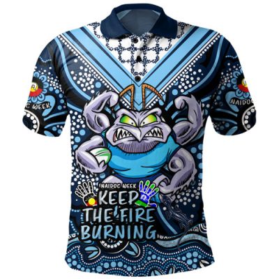 New South Wales Blues Polo Shirt Aboriginal Inspired Naidoc Week Custom For Die Hard Fan Supporters