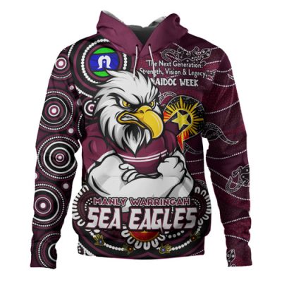 Manly Warringah Sea Eagles Hoodie Spirit Of NAIDOC Series