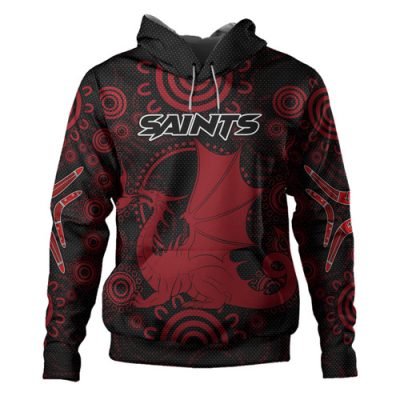St. George Illawarra Dragons Hoodie - Custom Indigenous Inspired Saints Hoodie