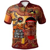 Australia NAIDOC Week Custom Polo Shirt - Let's Save Our Planet Indigenous Culture Culture Polo Shirt