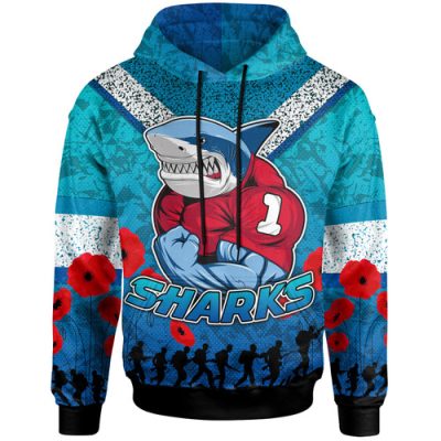Cronulla-Sutherland Sharks Custom Hoodie - Australia Cronulla