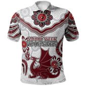 St. George Illawarra Dragons Naidoc Polo Shirt - Custom For Our Elders Polo Shirt