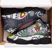 North Queensland Cowboys High Top Air Jordan 1 High |Indigenous Super Cows With Sea Turtle Scratch Style High Top Basketball Shoes
