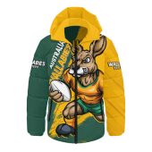 Aussie Wallabies Hooded Padded Jacket Unstoppable Wallabies Spirit Of The Championship