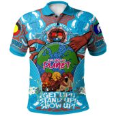 Australia NAIDOC Week Custom Polo Shirt - Let's Save Our Planet Indigenous Culture Culture Polo Shirt