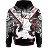 St.George Illawarra Dragons Hoodie - Custom Aboriginal Inspired Australia Dragons Hoodie