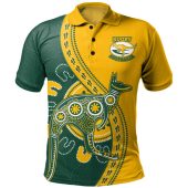 Australia Wallabies Polo Shirt Custom Go Wallabies Aboriginal Inspired Jersey