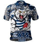 Geelong Cats Polo Shirt Blazing Spirit Of Victory