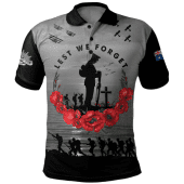Australia Polo Shirt Anzac Day Remembering Our Fallen Heroes