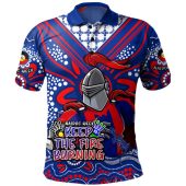 Newcastle Knights Polo Shirt Aboriginal Inspired Naidoc Week Custom For Die Hard Fan Supporters