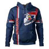 Sydney Roosters Hoodie - Happy Australia Day Flag Scratch Style