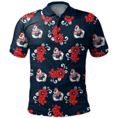 Sydney Roosters Polo Shirt - With Maori Pattern