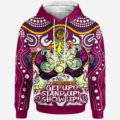 Cane Toads Naidoc Week Hoodie - Custom QLD Cane Toads Cane Toads Get Up, Stand Up, Show Up Hoodie