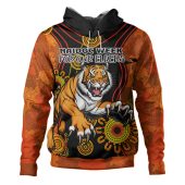 South Sydney Rabbitohs Hoodie - Custom Souths Naidoc For Our Elders Watercolour Dot Painting Hoodie