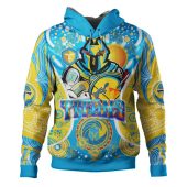 Gold Coast Titans Custom Hoodie - Titans Pride With Aboriginal Dot Art Personalised Player And Number Hoodie