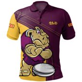 Queensland Maroons Polo Shirt Custom Team Of Us Die Hard Fan Supporters