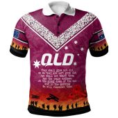 Queensland Polo Shirt - Custom Anzac Day Polo Shirt
